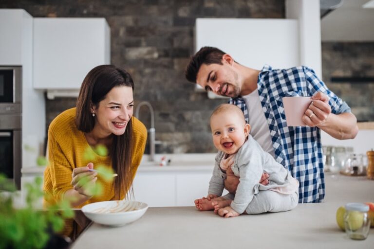 Happy Family With Good HVAC System